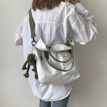 包包女2021新款潮韩版时尚托特帆布包百搭斜挎包大容量单肩手提包